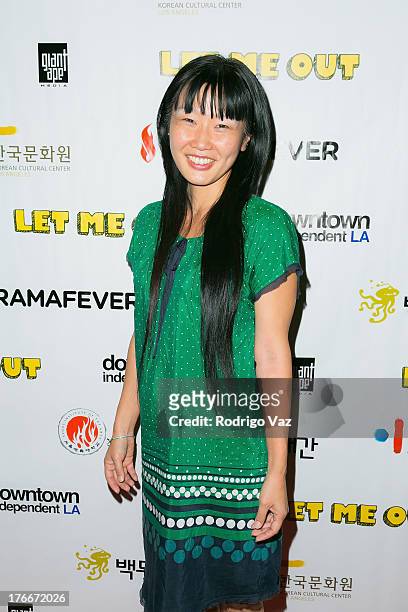 Actress Azusa Kudo attends "Let Me Out" Los Angeles Premiere at Downtown Independent Theatre on August 16, 2013 in Los Angeles, California.