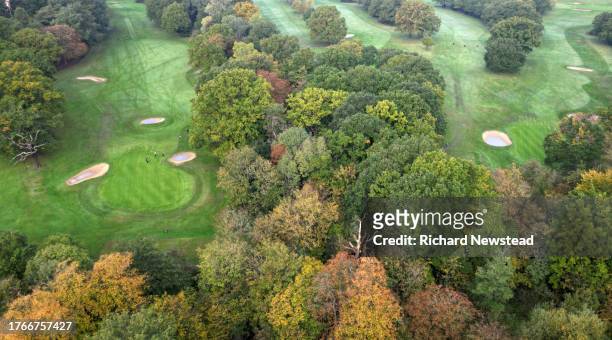 golf course - golf flag stock pictures, royalty-free photos & images