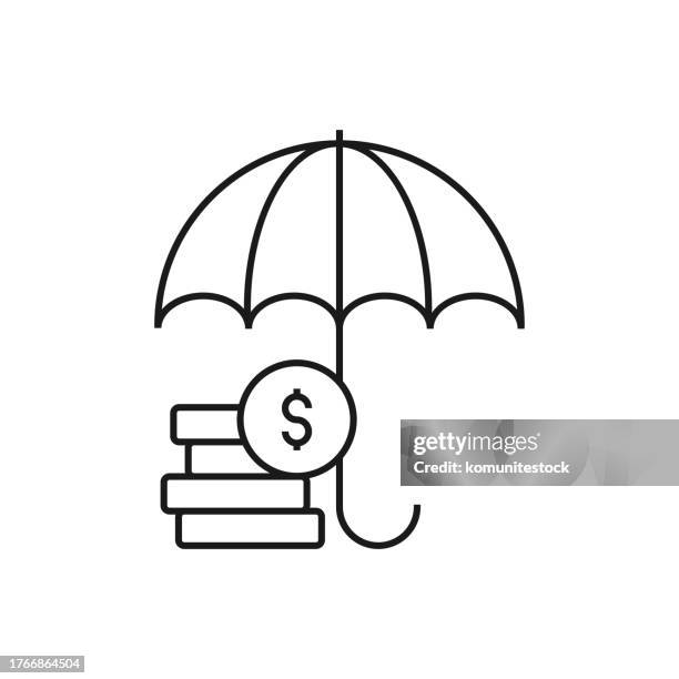 hedge funds line icon vector illustration. icon design for logo, mobile app, website, ui, ux, sign, symbol. - financial analyst stock illustrations