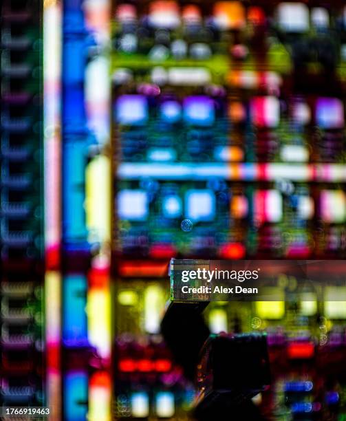 electronic city v1 - big data center stock pictures, royalty-free photos & images