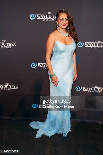 Donna D'Cruz attends the Wayuu Taya Foundation 20th Anniversary Gala at Urban Zen Center At Stephan Weiss Studio on October 30, 2023 in New York City.