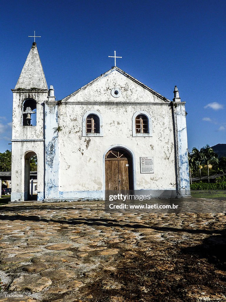 Church of Saint Sebastian. Porto de Cima, Brazil