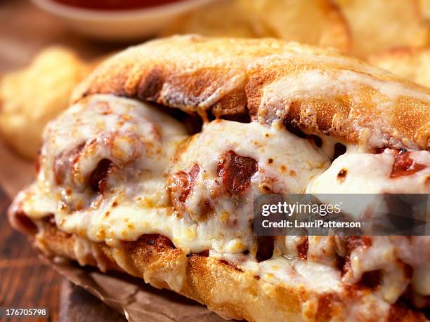 meatball sub - meatball stock pictures, royalty-free photos & images