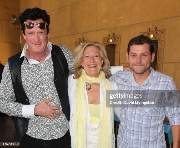 Actors Michael Madsen, Jayne Atkinson and Jason James Richter attend the "Free Willy" 20th Anniversary Celebration at the Egyptian Theatre on August...
