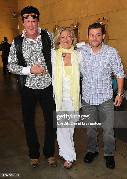 Actors Michael Madsen, Jayne Atkinson and Jason James Richter attend the "Free Willy" 20th Anniversary Celebration at the Egyptian Theatre on August...