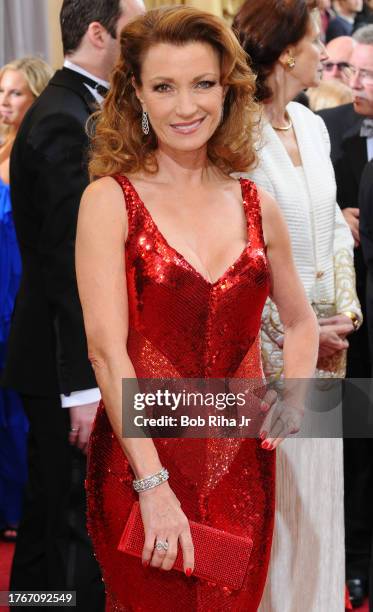 Actress Jane Seymour arrives for the 84th annual Academy Awards Show, February 26, 2012 in Los Angeles, California.