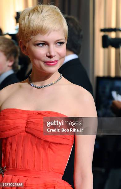 Actress Michelle Williams arrives for the 84th annual Academy Awards Show, February 26, 2012 in Los Angeles, California.