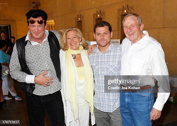 Actors Michael Madsen, Jayne Atkinson, Jason James Richter and director Simon Wincer attend "Free Willy" 20th Anniversary Celebration at the Egyptian...