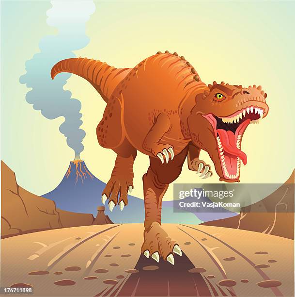 t-rex angreifen - claw stock-grafiken, -clipart, -cartoons und -symbole