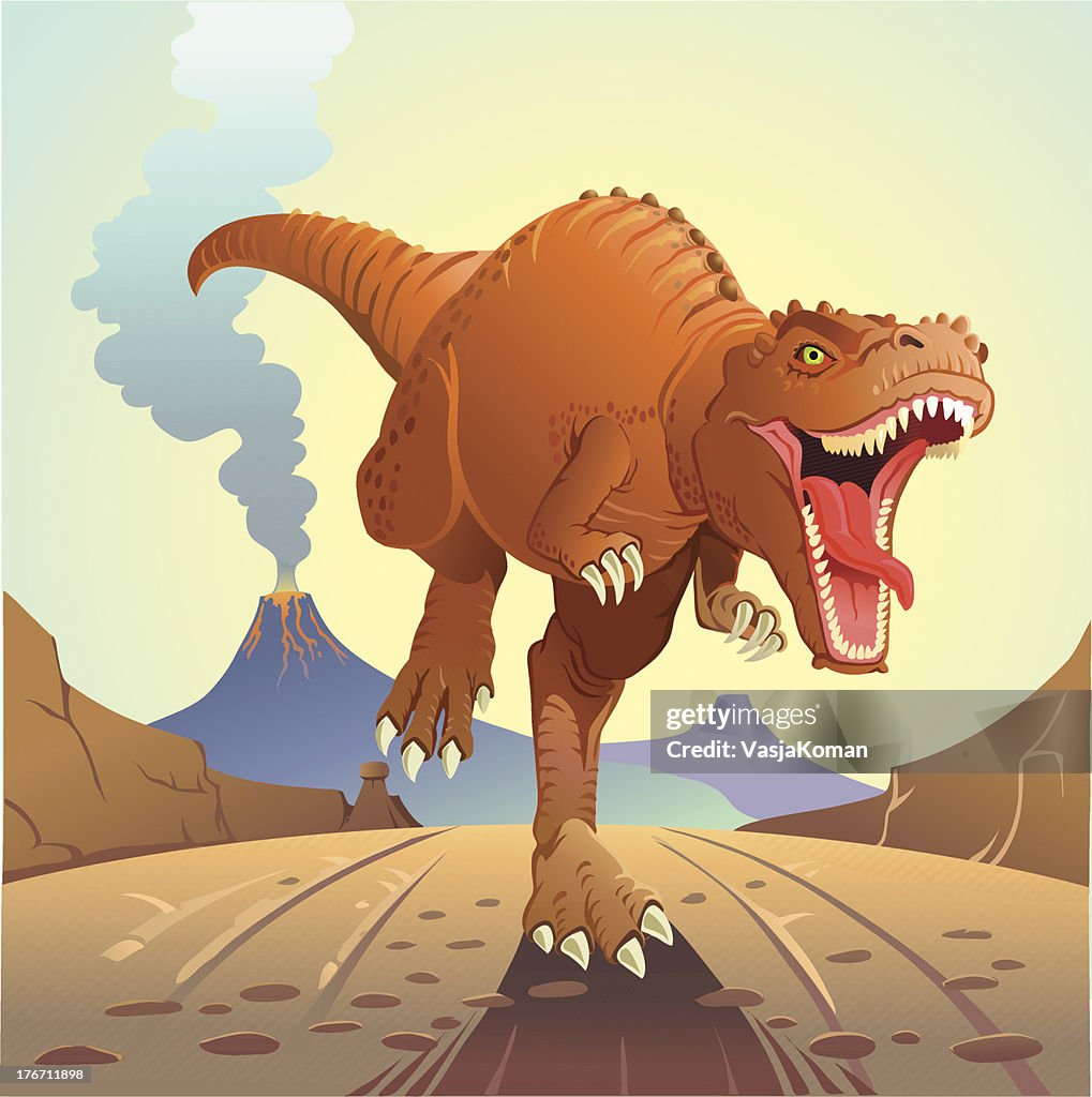 Trex Charging High-Res Vector Graphic - Getty Images Trex Charging High-Res Vector Graphic - Getty Images