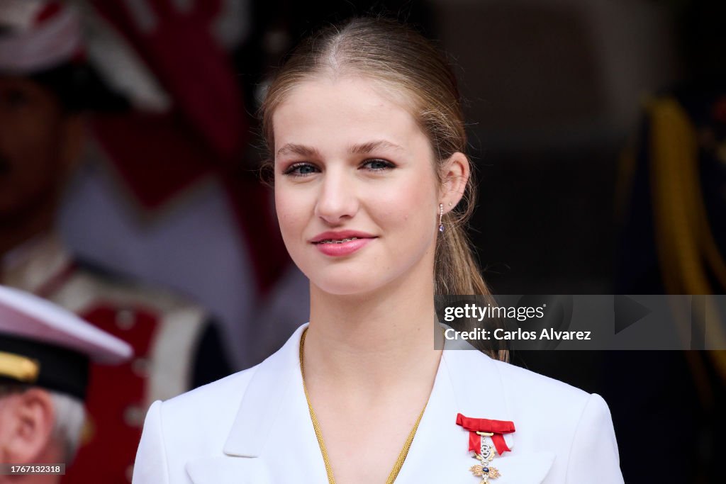 Princess Leonor Swears Allegiance To The Constitution At Spanish Parliament