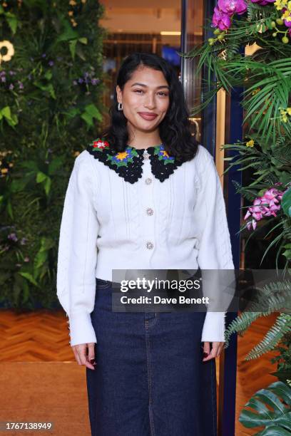 Vanessa White attends the launch of Get A Drip's new clinic on King's Road, Chelsea, on November 6, 2023 in London, England.