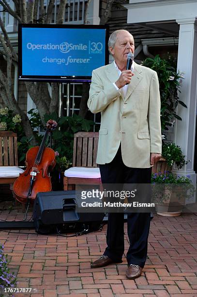 Bill Finneran attends THE SMILE EVENT 2013 benefiting Operation Smile on August 17, 2013 in Southampton, New York.