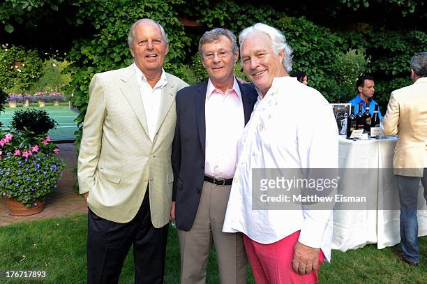 Bill Finneran, Bill Magee, co-founder of Operation Smile, and Chris Burch attend THE SMILE EVENT 2013 benefiting Operation Smile on August 17, 2013...