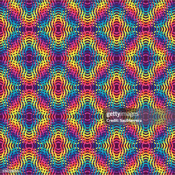 psychedelic colored background - carpet background stock illustrations