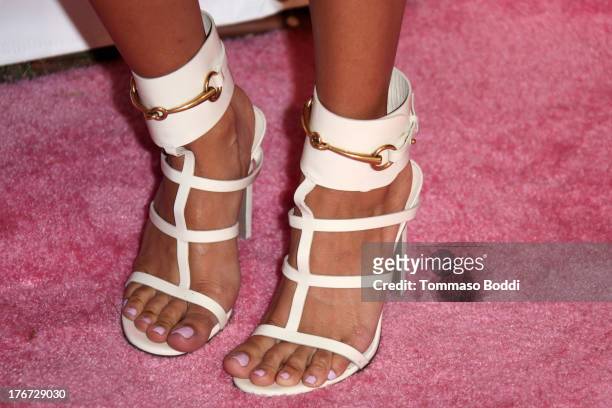 Model Karrueche Tran attends the Karma International presents Kandyland 2013: "An Evening Of Decadent Dreams" benefiting of Generation Rescue on...
