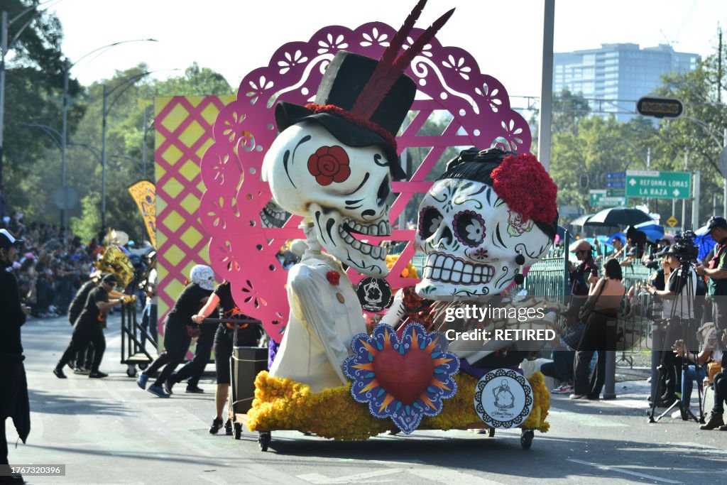 8th Edition of the Day of the Dead Mega Parade In Mexico City