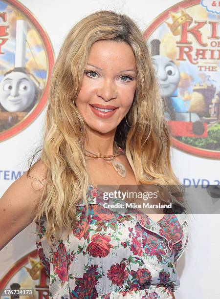 Alicia Douvall attends VIP Screening of Thomas & Friends: King Of The Railway at Vue Leicester Square on August 18, 2013 in London, England.