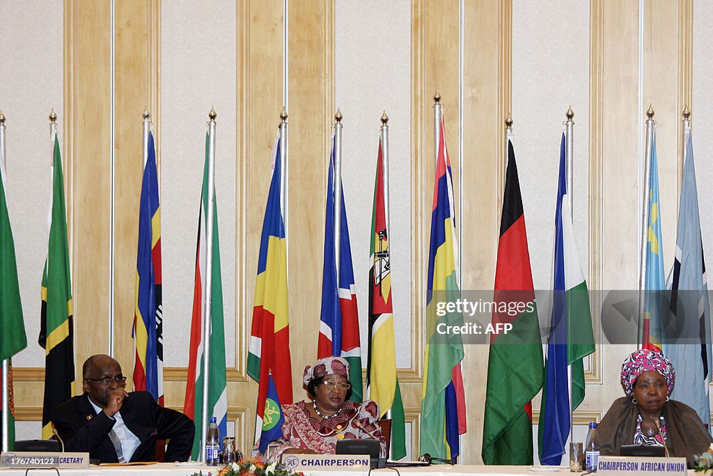 MALAWI-POLITICS-DIPLOMACY-SADC-SUMMIT