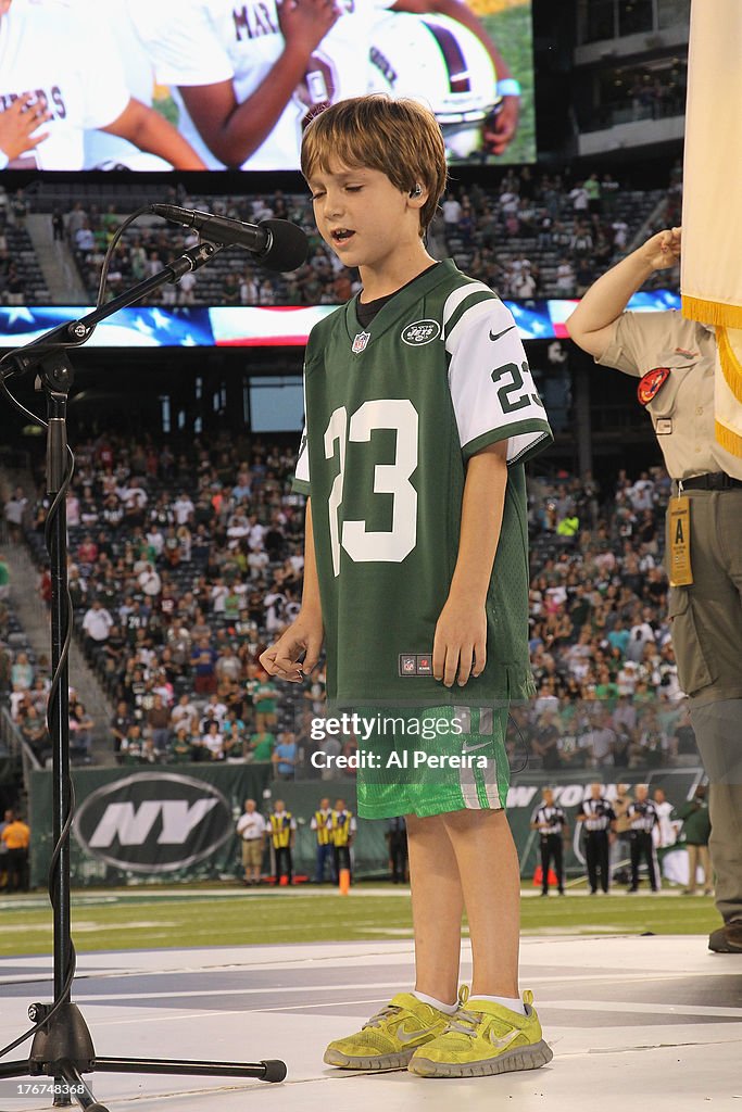 Celebrities Attend The Jacksonville Jaguars Vs. New York Jets Pre-Season NFL Game