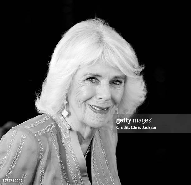 Queen Camilla attends a State Banquet hosted by President Ruto at State House, along with distinguished guests from Kenya and the United Kingdom on...