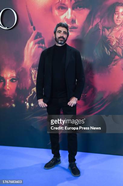 Jorge Laplace attends the photocall for the premiere of the series 'Romancero', at the Paz cinemas, on 31 October, 2023 in Madrid, Spain. Romancero'...