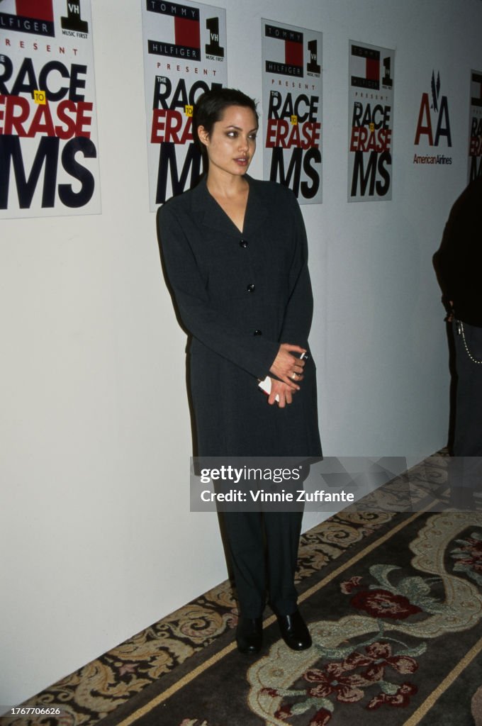 Angelina Jolie During 6th Annual Tommy Hilfiger Race To Erase MS