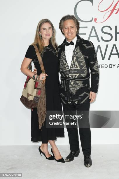 Lauren Bush and David Lauren at the 2023 CFDA Fashion Awards held at the American Museum of Natural History on November 6, 2023 in New York City.