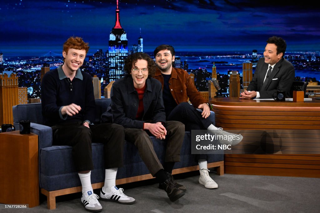 Jimmy Fallon Ricky Martin Ben Marshall, Martin Herlihy, and John Higgins of comedy trio Please ...