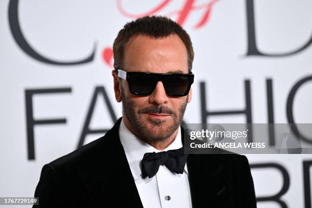 Fashion designer Tom Ford attends the CFDA Fashion Awards at the American Museum of Natural History in New York on November 6, 2023.