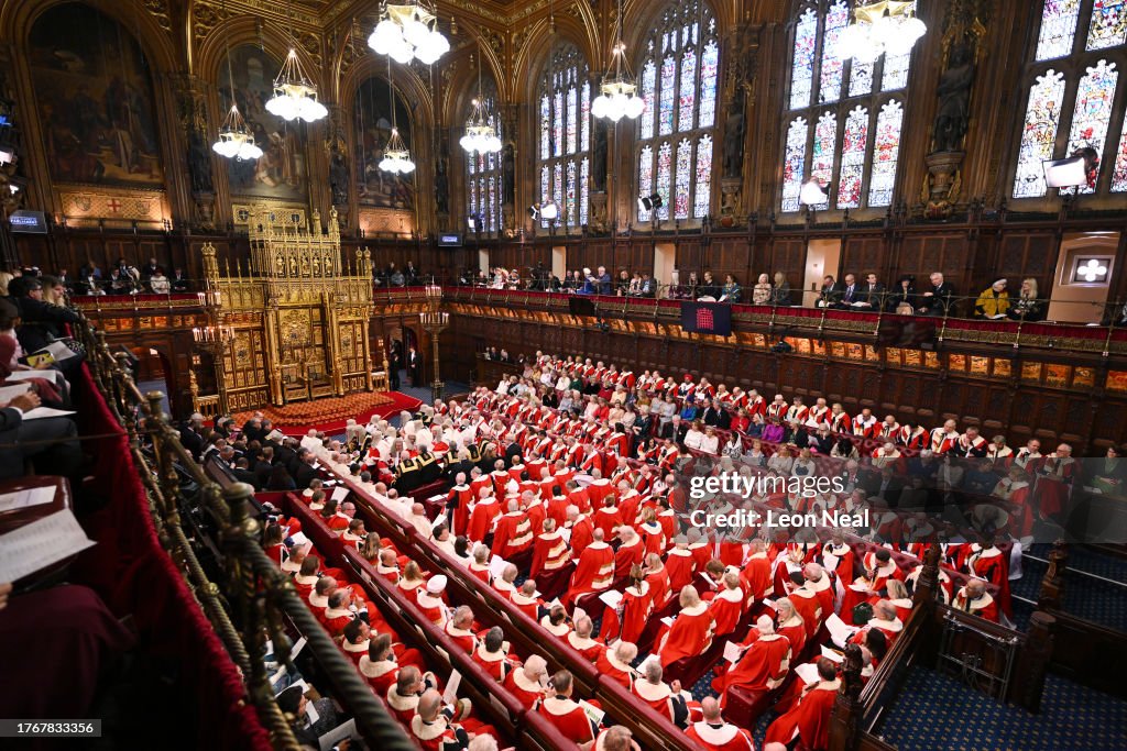 King Charles III Delivers Speech At The Opening Of Parliament