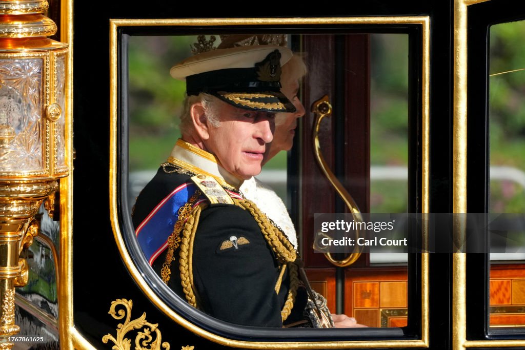 King Charles III Delivers Speech At The Opening Of Parliament