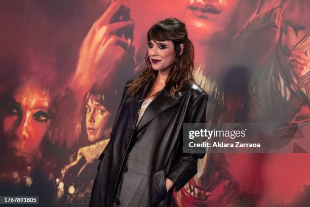 Belen Cuesta attends the "Romancero" premiere at Cines Paz on October 31, 2023 in Madrid, Spain.