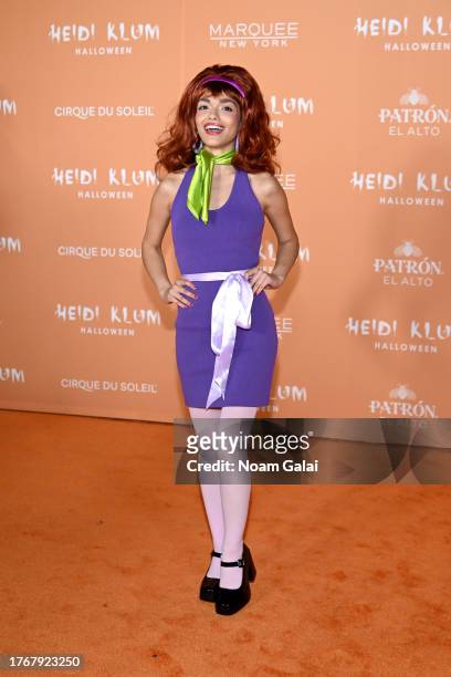 Rachel Zegler attends Heidi Klum's 22nd Annual Halloween Party presented by Patron El Alto at Marquee on October 31, 2023 in New York City.