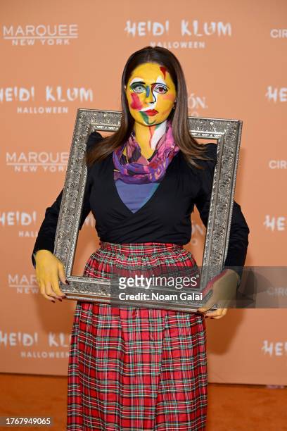Emma Kenney attends Heidi Klum's 22nd Annual Halloween Party presented by Patron El Alto at Marquee on October 31, 2023 in New York City.