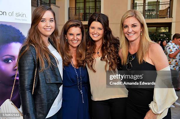 Christina Schwarzenegger, Maria Shriver, Katherine Schwarzenegger and guest attend the Team Maria benefit for Best Buddies at Montage Beverly Hills...