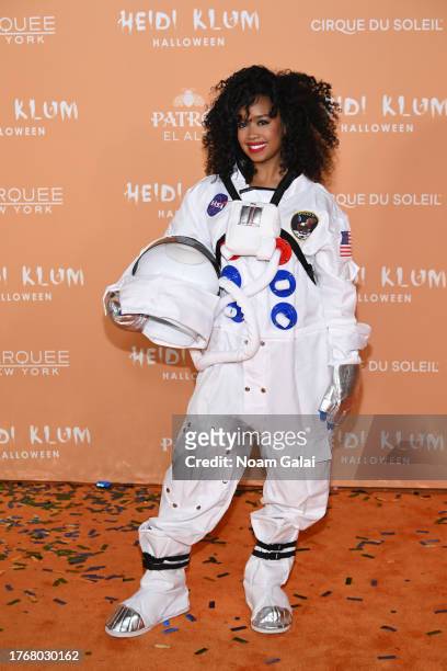 Attends Heidi Klum's 22nd Annual Halloween Party presented by Patron El Alto at Marquee on October 31, 2023 in New York City.