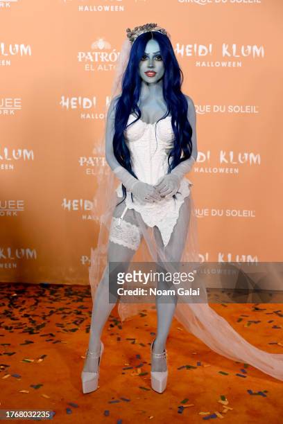 Becky G attends Heidi Klum's 22nd Annual Halloween Party presented by Patron El Alto at Marquee on October 31, 2023 in New York City.
