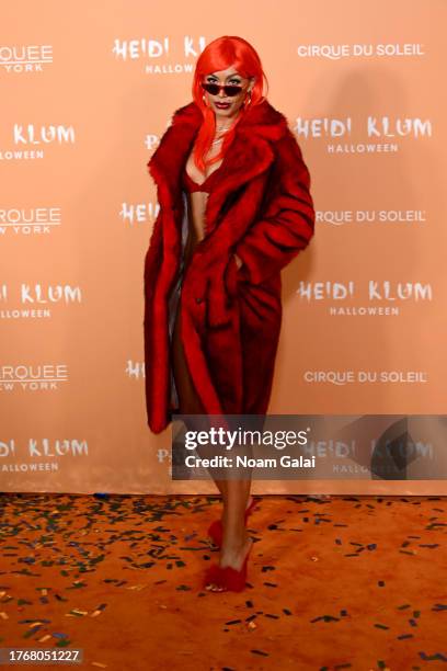 Ilfenesh Hadera attends Heidi Klum's 22nd Annual Halloween Party presented by Patron El Alto at Marquee on October 31, 2023 in New York City.