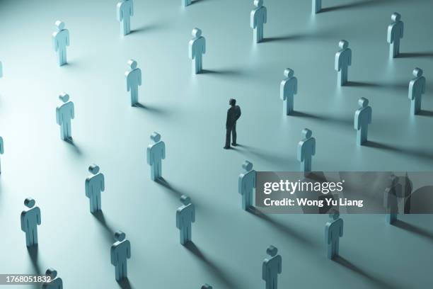 the unique one in a group - líder fotografías e imágenes de stock