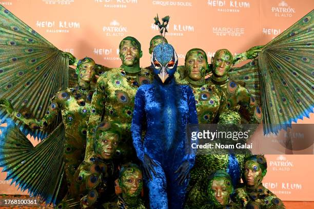 Heidi Klum attends Heidi Klum's 22nd Annual Halloween Party presented by Patron El Alto at Marquee on October 31, 2023 in New York City.
