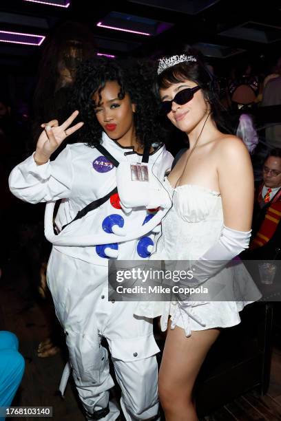 And Camilla Cabello attends Heidi Klum's 22nd Annual Halloween Party presented by Patron El Alto at Marquee on October 31, 2023 in New York City.