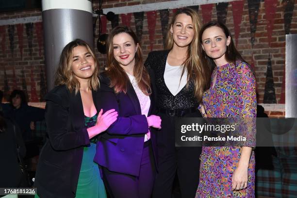 America Ferrera, Amber Tamblyn, Blake Lively and Alexis Bledel