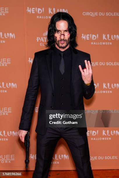 Thomas Hayo attends the 2023 Heidi Klum Halloween Party at Marquee on October 31, 2023 in New York City.