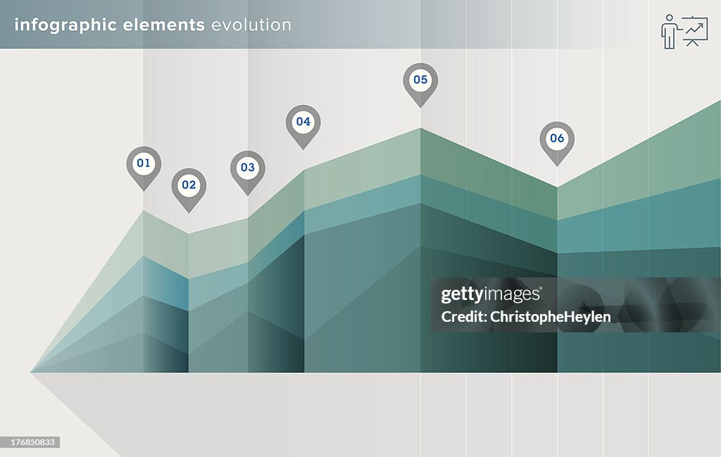 Infographics Elements Evolution Series High-Res Vector Graphic - Getty ...