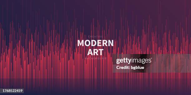 abstract background with vertical lines and red gradient - cool office stock illustrations