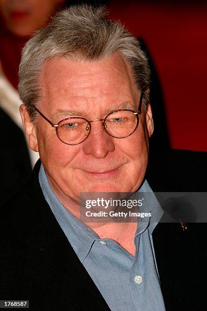 British director Alan Parker arrives at the 53rd Berlinale international film festival February 7, 2003 in Berlin Germany. Parker's new film "The...