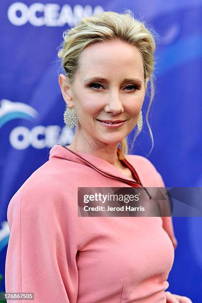 Actress Anne Heche attends the 6th annual Oceana's SeaChange summer party on August 18, 2013 in Laguna Beach, California.