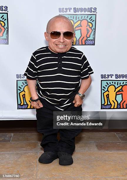Actor Verne Troyer attends the Team Maria benefit for Best Buddies at Montage Beverly Hills on August 18, 2013 in Beverly Hills, California.