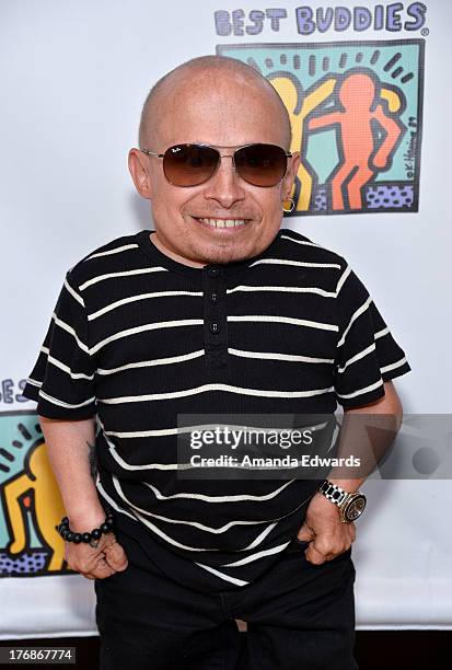 Actor Verne Troyer attends the Team Maria benefit for Best Buddies at Montage Beverly Hills on August 18, 2013 in Beverly Hills, California.